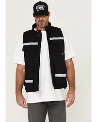 Hawx Men's Reflective Insulated Canvas Work Vest