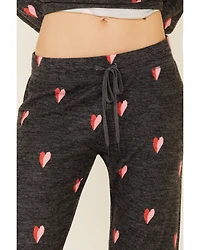 PJ Salvage Women's Lil Hearts Lounge Pants