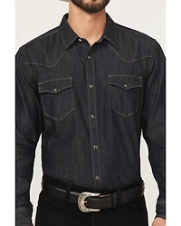 Cody James Black 1978™ Men's Long Sleeve Snap Denim Shirt