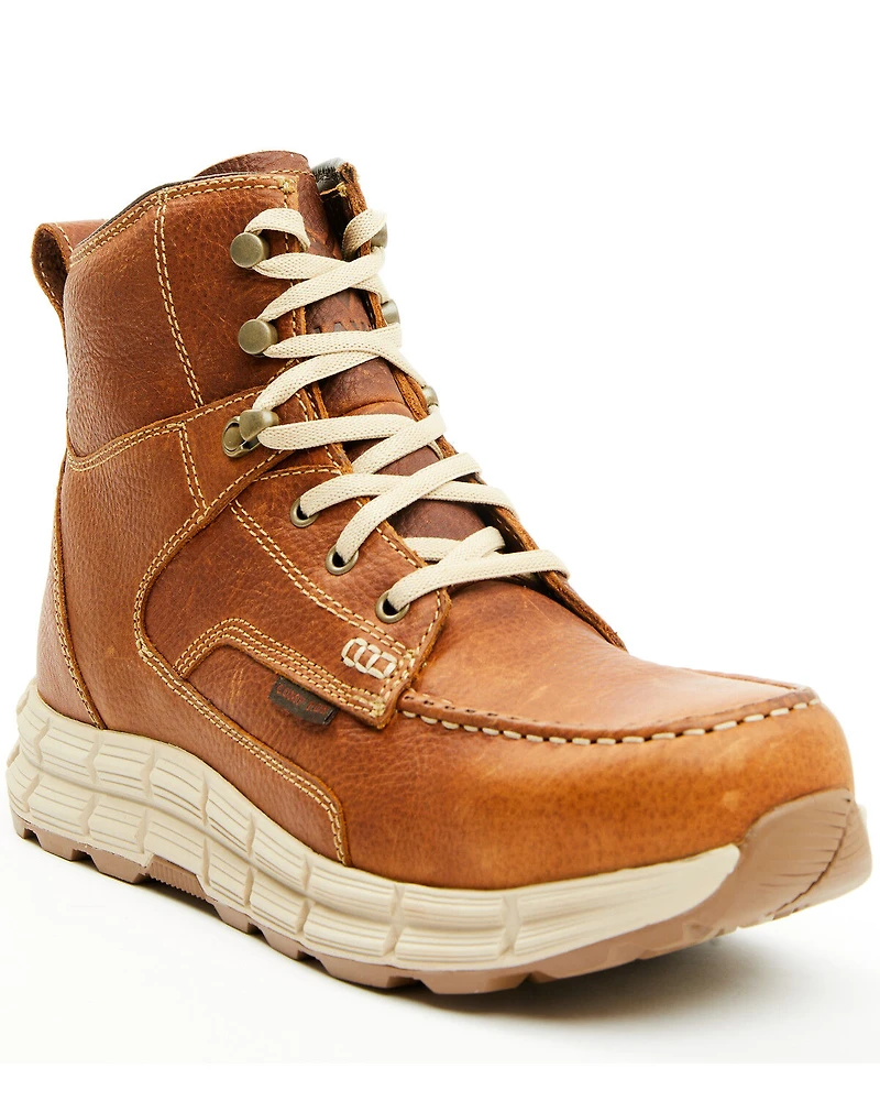 Hawx Men's 6" Athletic Wedge Moc Work Boots - Composite Toe