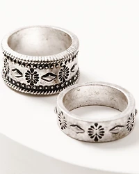Idyllwind Women's Myrtle Thunderbird Ring Set - 3 Piece