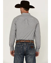 Ariat Men's Creek Plaid Print Long Sleeve Button-Down Western Shirt