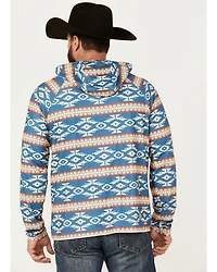 Rock & Roll Denim Men's Southwestern Print Performance Hooded Sweatshirt