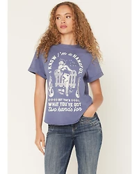 Idyllwind Women's I Know I'm A Handful Short Sleeve Graphic Tee