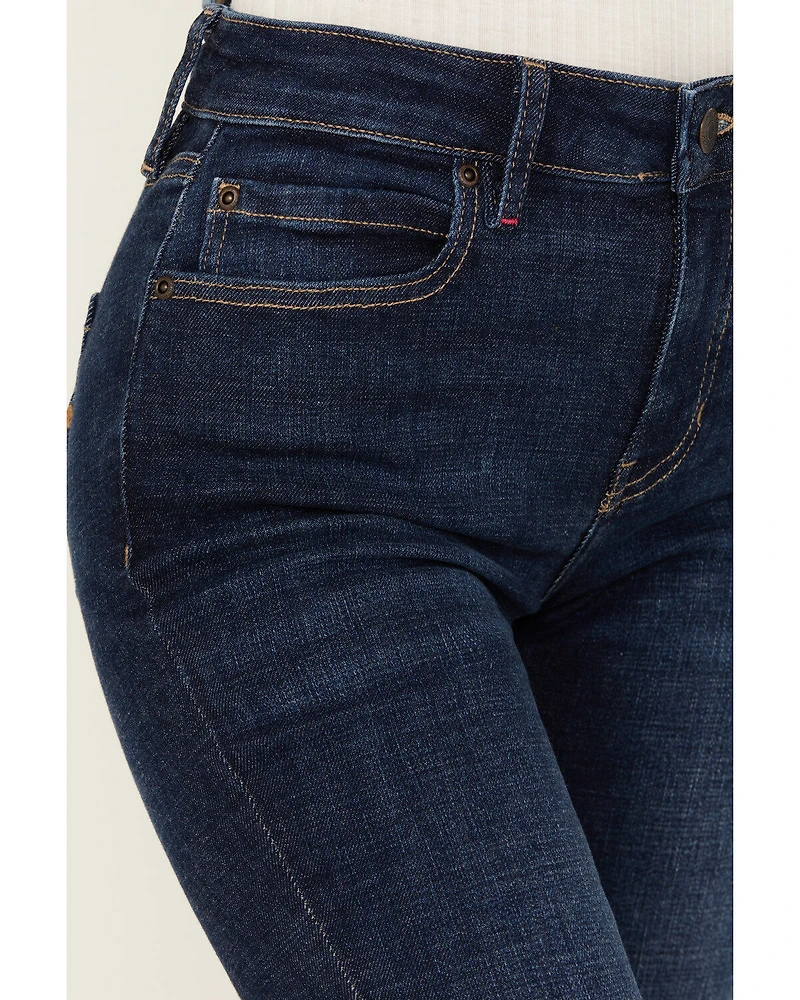 Idyllwind Women's Rebel Janie Dark Wash Mid Rise Bootcut Jeans
