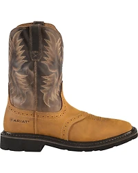 Ariat Men's 10" Sierra Pull-On Western Work Boots - Square Toe