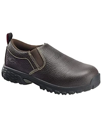 Avenger Women's Flight Brown Work Shoes - Alloy Toe