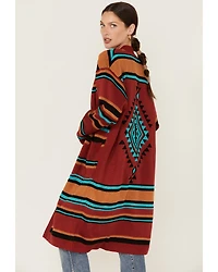 Wrangler Women's Southwestern Stripe Print Duster
