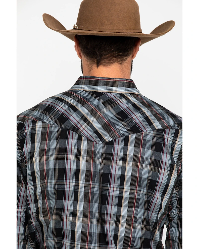 Cody James Men's Chapman Small Plaid Long Sleeve Western Shirt