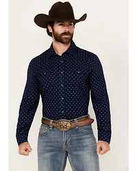 Wrangler Retro Men's Printed Long Sleeve Snap Western Shirt
