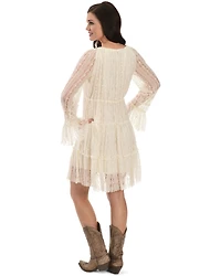 Scully Women's Solid Lined Lace Dress