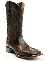 Corral Men's Overlay Embroidered Western Boots - Broad Square Toe