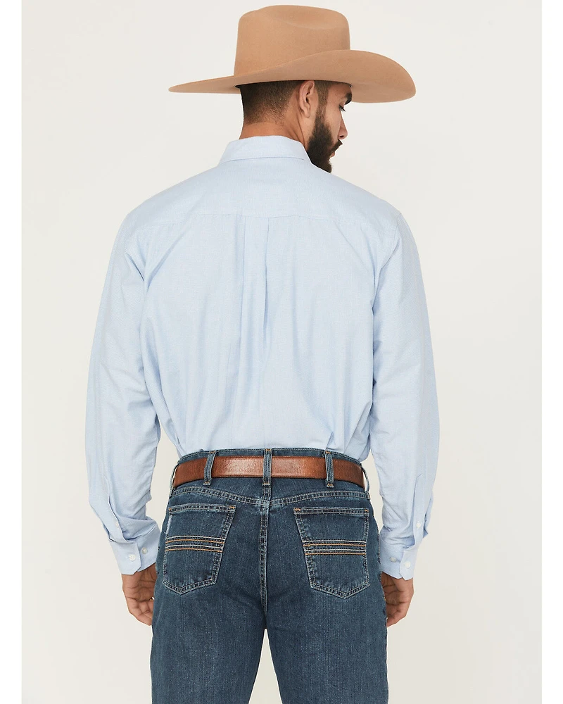 Cinch Men's Solid Long Sleeve Button-Down Western Shirt