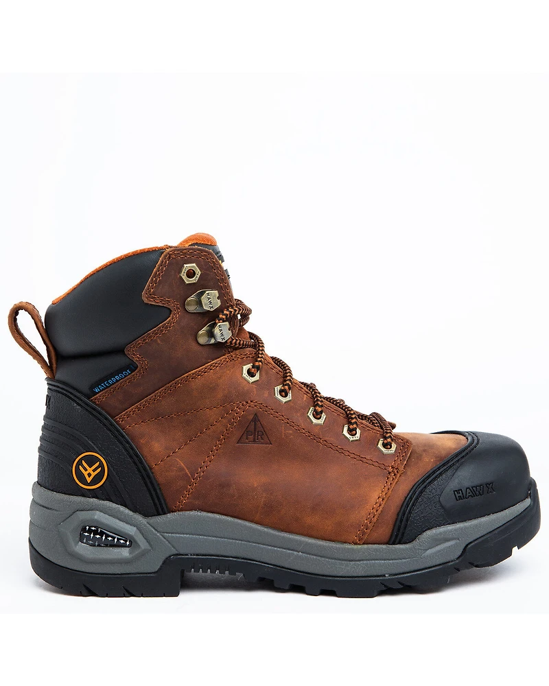 Hawx Men's 6" Lace-To-Toe Work Boots - Soft Toe