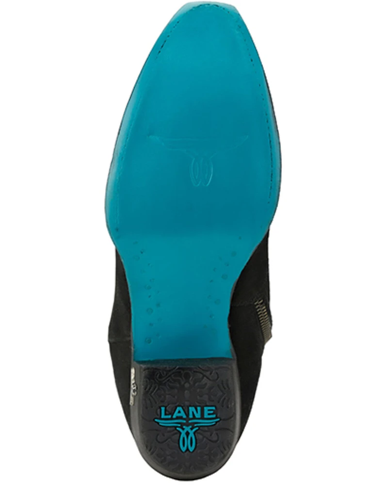 Lane Women's Lexington Over The Knee Suede Western Boots - Snip Toe