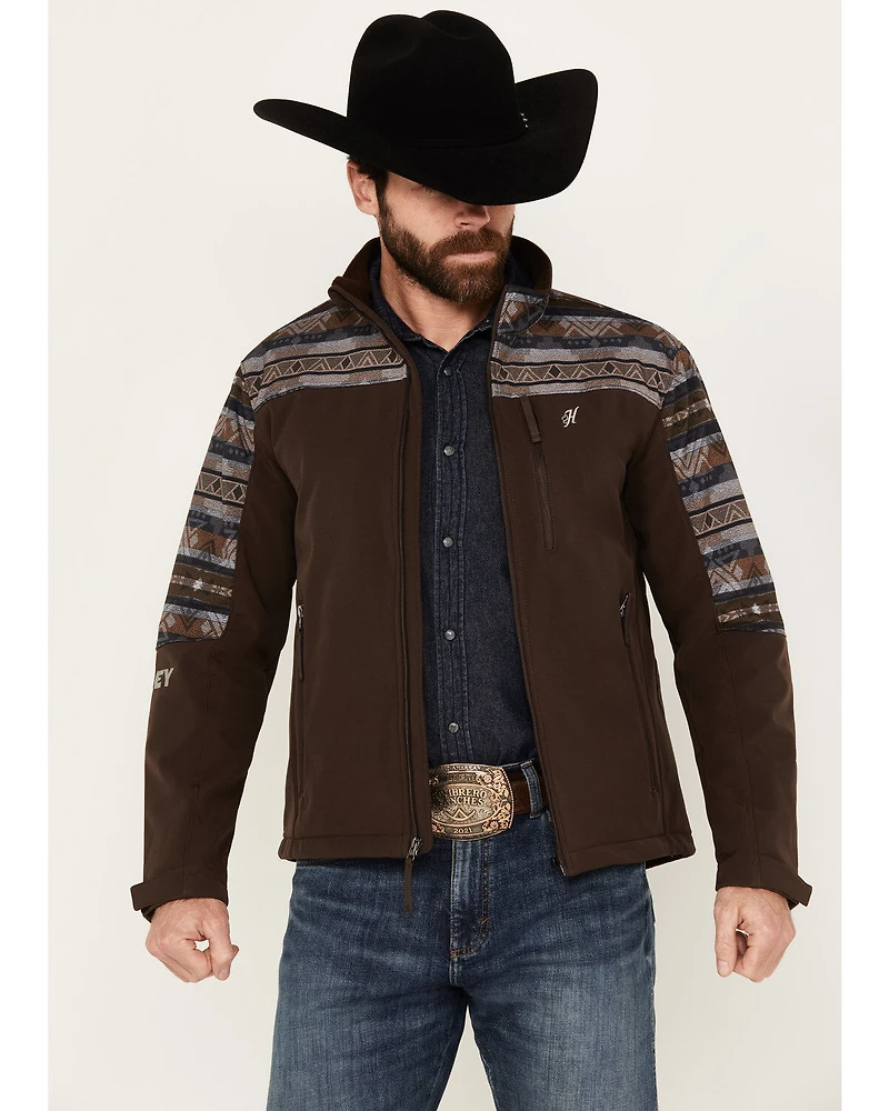 Hooey Men's Southwestern Print Softshell Jacket