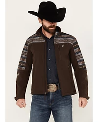 Hooey Men's Southwestern Print Softshell Jacket