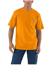 Carhartt Men's Solid Loose Fit Heavyweight Short Sleeve Pocket T-Shirt