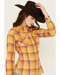 Wrangler Retro Women's Boot Barn Exclusive Long Sleeve Snap Flannel Shirt