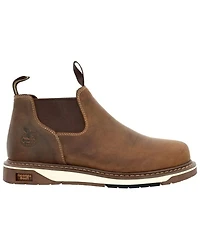 Georgia Boot Men's AMP LT Wedge Chelsea Romeo Work - Round Toe