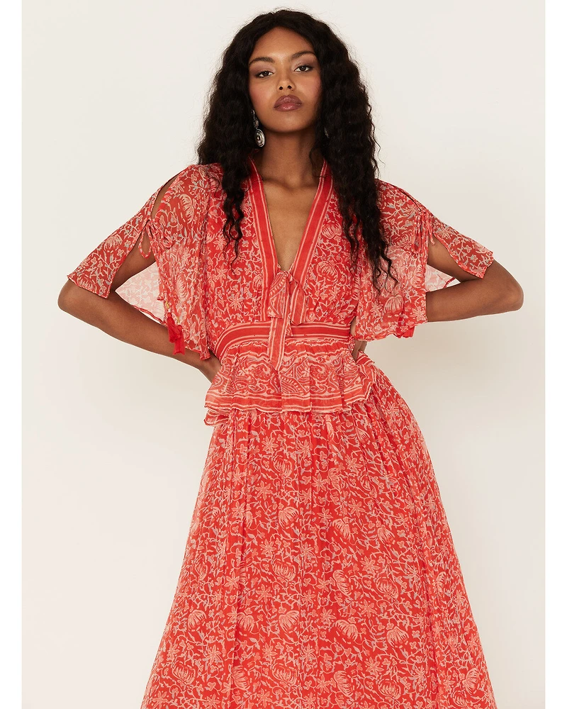 Cleobella Women's Laurel Floral Print Maxi Dress