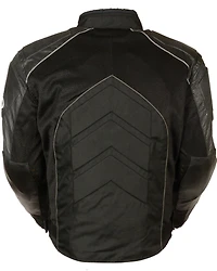 Milwaukee Leather Men's Combo Textile Mesh Racer Jacket - 3X