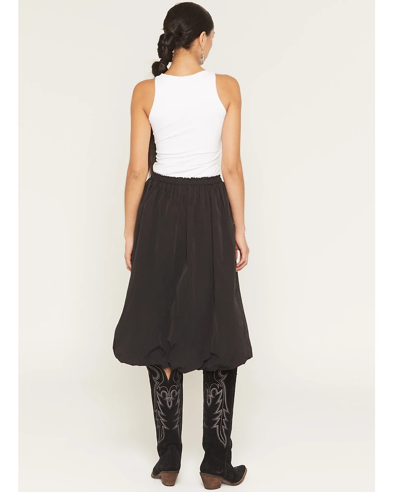 By Together Women's Bubble Midi Skirt