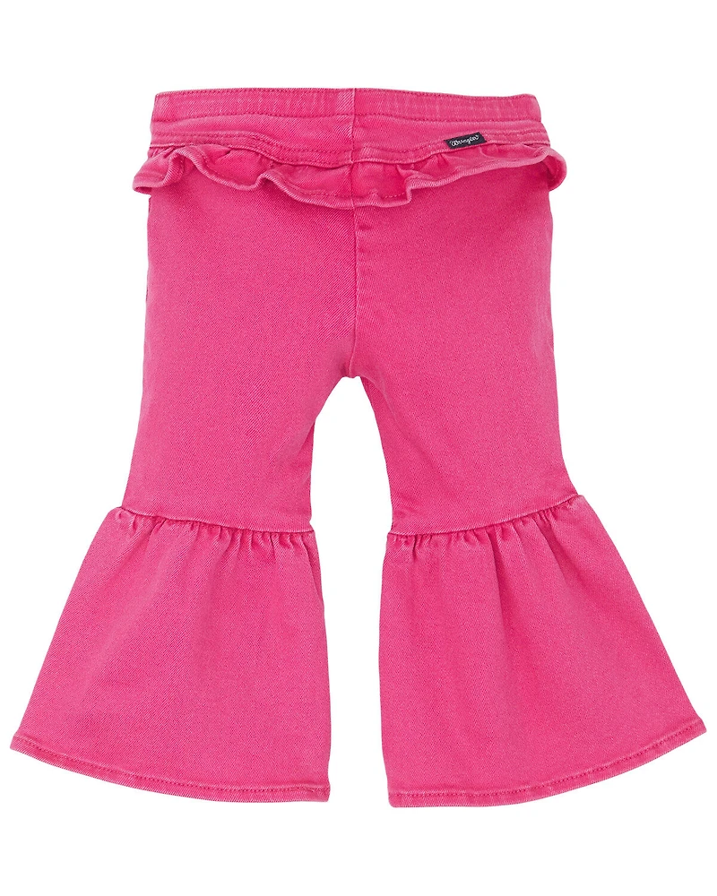 Wrangler Toddler Girls' Flare Pants