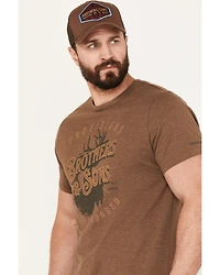 Brothers and Sons Men's Elk Label Short Sleeve Graphic T-Shirt