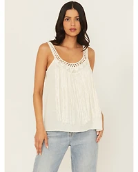 A.T.A.P Women's Fringe Front Tank