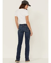 Ariat Women's Rebar Pilar Medium Wash Flex Riveter Bootcut Work Jeans