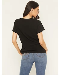 People of Leisure Women's Jelly Roll Face Short Sleeve Graphic Tee