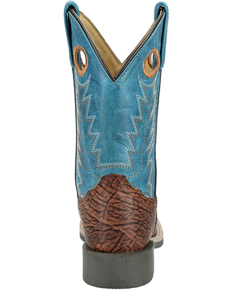 Smoky Mountain Boys' Frontier Western Boots - Broad Square Toe