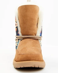 Pendleton Women's Tie-Back Casual Western Boots - Round Toe