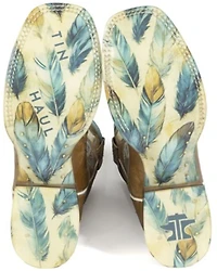 Tin Haul Women's Plume Western Boots - Broad Square Toe