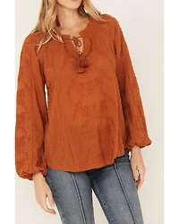 Shyanne Women's Long Sleeve Boho Blouse
