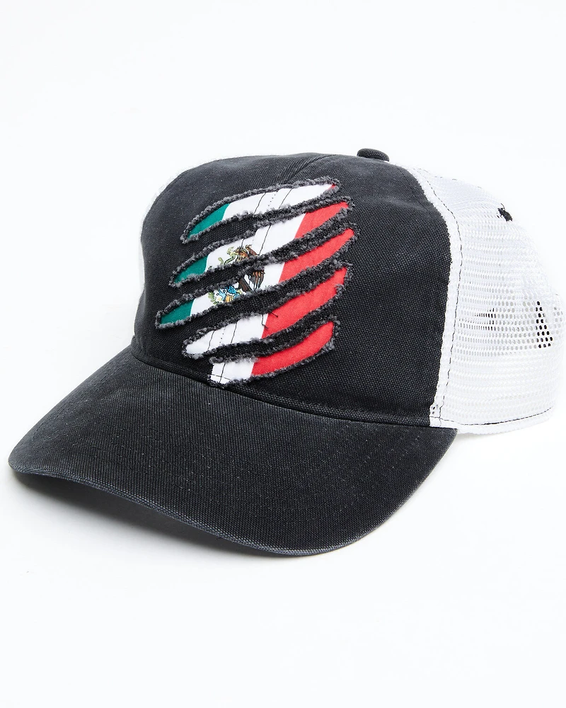 Cody James Men's Scratched Mexico Flag Ball Cap