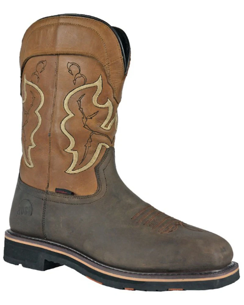 Hoss Men's Showdown 11" Wellington Western Work Boots - Composite Toe