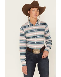 Ariat Women's Serape Stripe Long Sleeve Button-Down Kirby Stretch Shirt