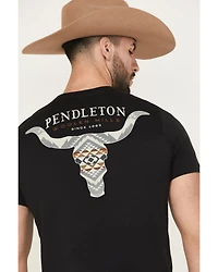 Pendleton Men's Cascadia Skull Short Sleeve Graphic T-Shirt