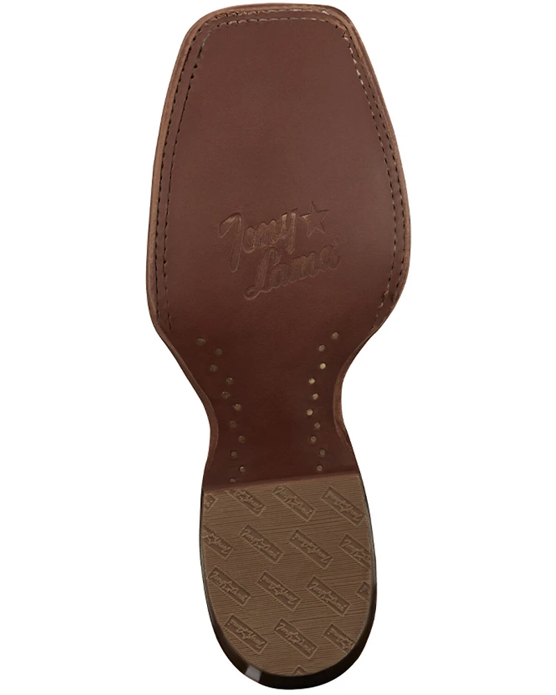 Tony Lama Men's Arena Hudson Clay Western Boots - Broad Square Toe