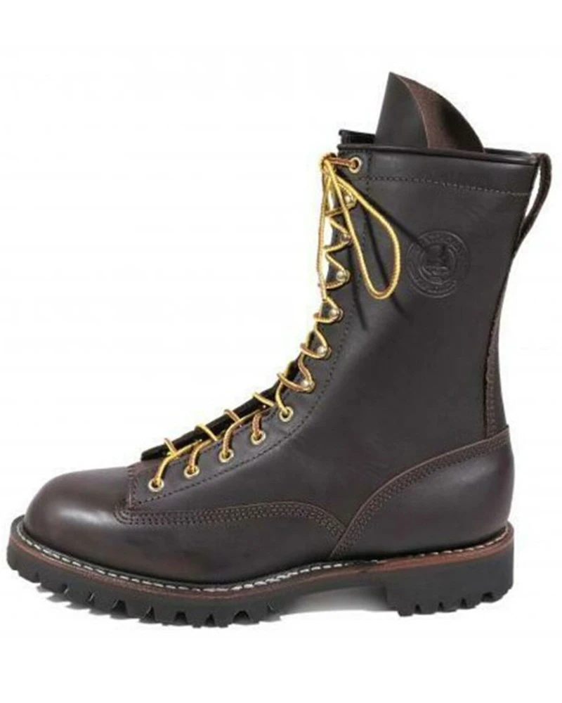 White's Boots Men's Frontiersman 10' Lace-Up Work - Round Toe