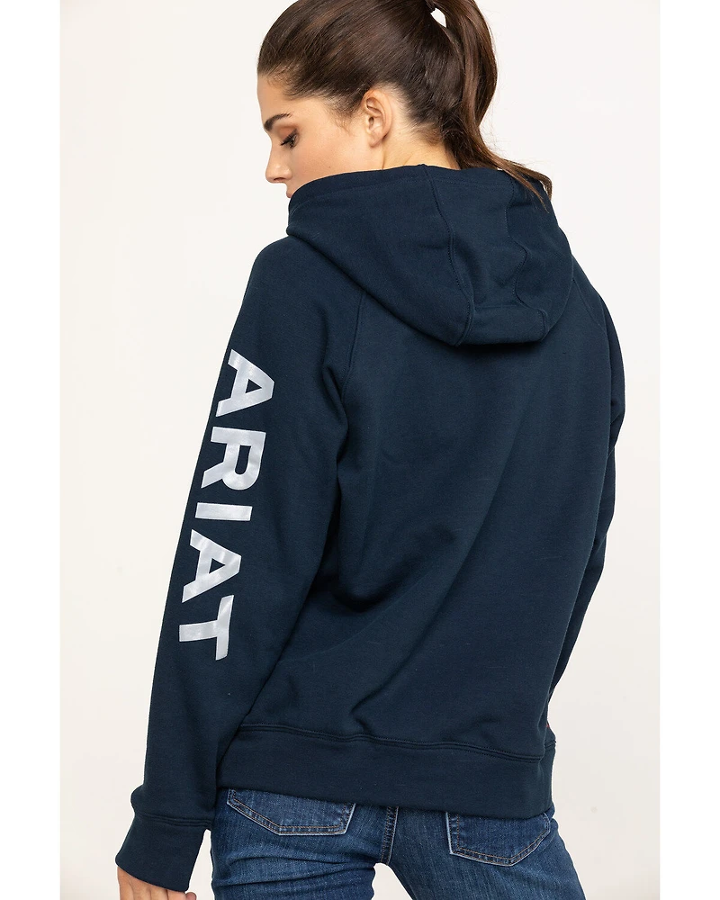 Ariat Women's FR Primo Fleece Logo Hooded Sweatshirt