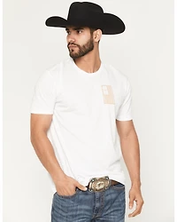Kimes Ranch Men's Patched Patriotic Logo Short Sleeve Graphic T-Shirt