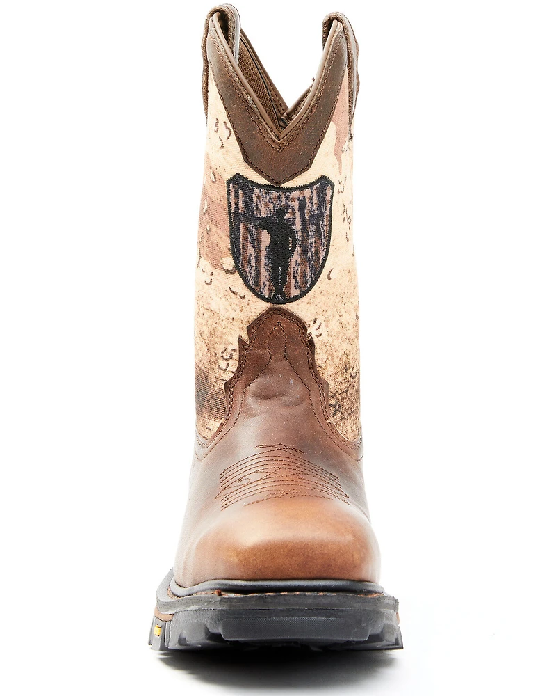 Cody James Men's 11" Camo Flag Decimator Work Boot - Composite Toe