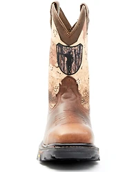 Cody James Men's 11" Camo Flag Decimator Work Boot - Composite Toe
