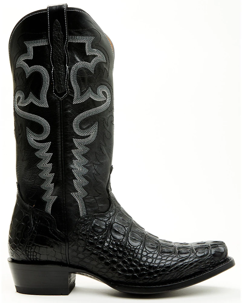 El Dorado Men's Exotic American Alligator Western Boots