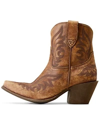 Ariat Women's Chandler Distressed Western Booties - Snip Toe
