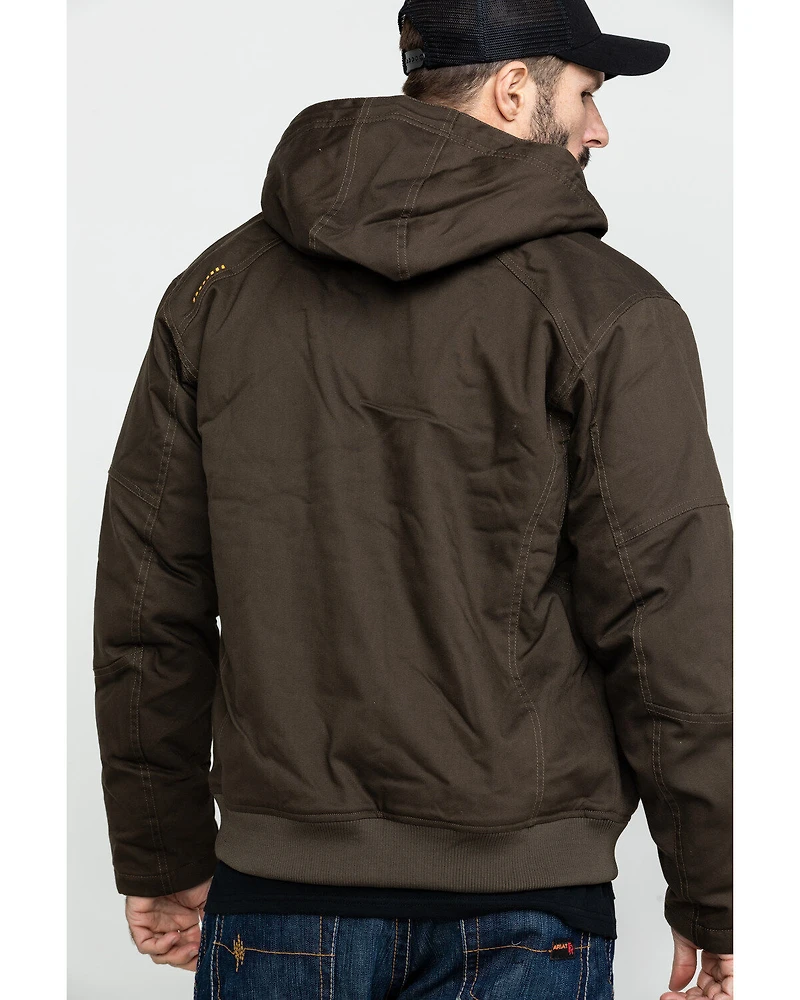 Ariat Men's Rebar Dura Canvas Zip-Front Work Jacket