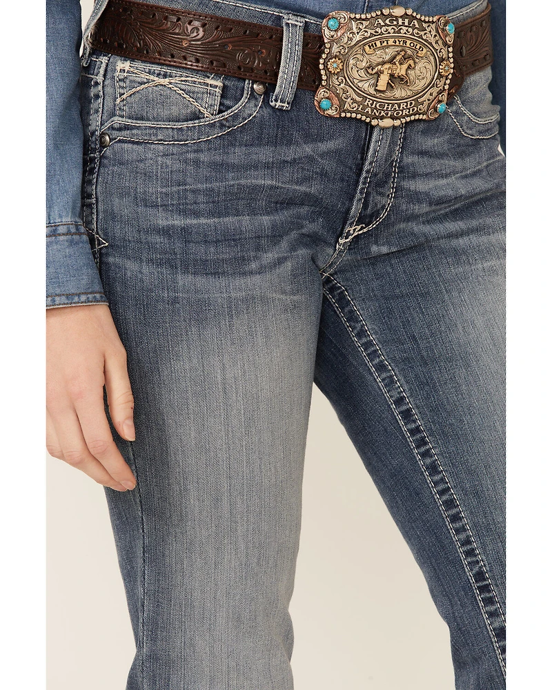 Ariat Women's Denim Rainstorm Straight Leg Riding Jeans